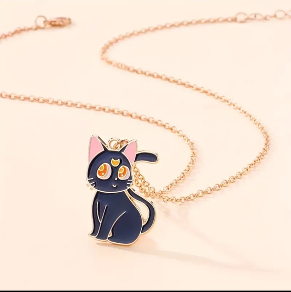 Sailor Moon Jewelry - 3/$25 Sailor Moon Luna Cat Necklace